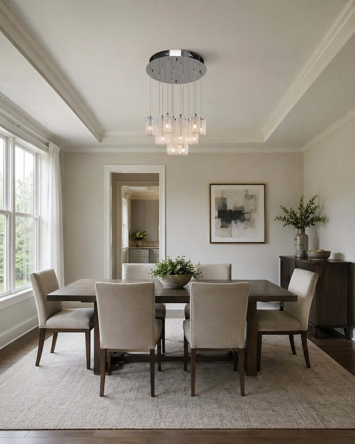 Aloura Chandelier for Modern Dining Room and Foyer Light