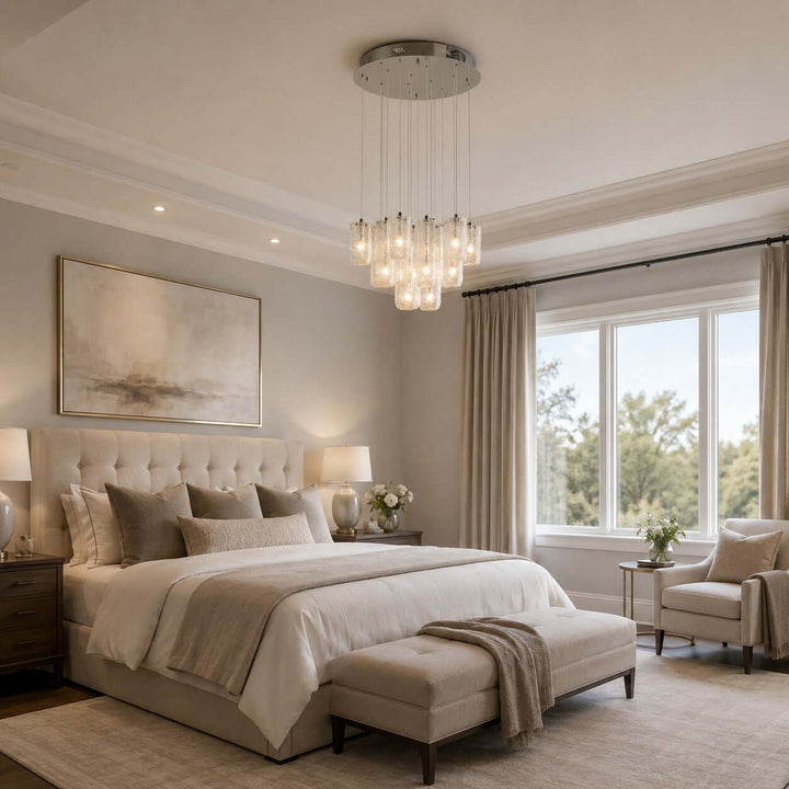 Aloura Chandelier for Modern Dining Room and Foyer Light