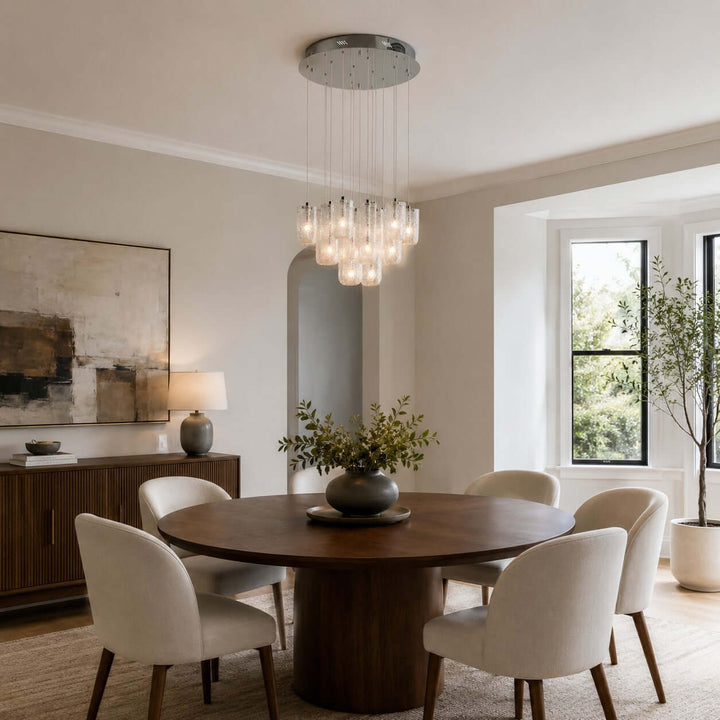 Aloura Chandelier for Modern Dining Room and Foyer Light