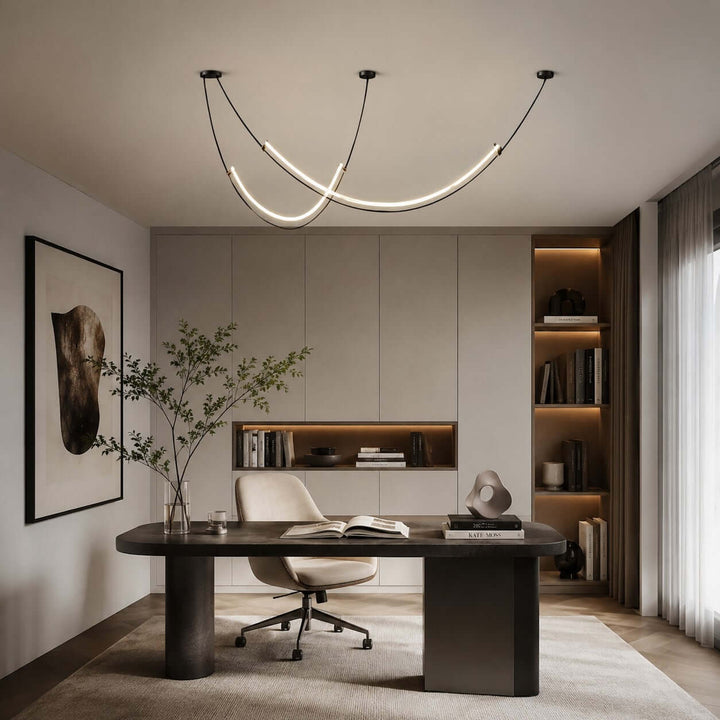 Alvera Linear Chandelier - Contemporary Acrylic Art Decor Light | Vinlighting