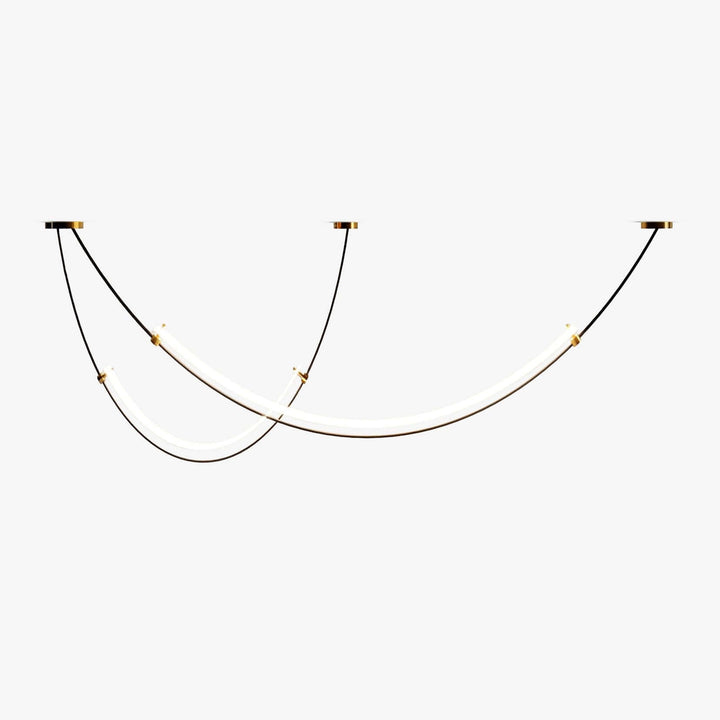 Alvera Linear Chandelier - Contemporary Acrylic Art Decor Light | Vinlighting