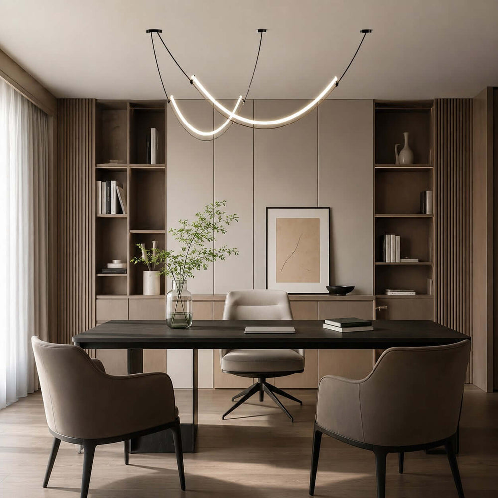 Alvera Linear Chandelier - Contemporary Acrylic Art Decor Light | Vinlighting