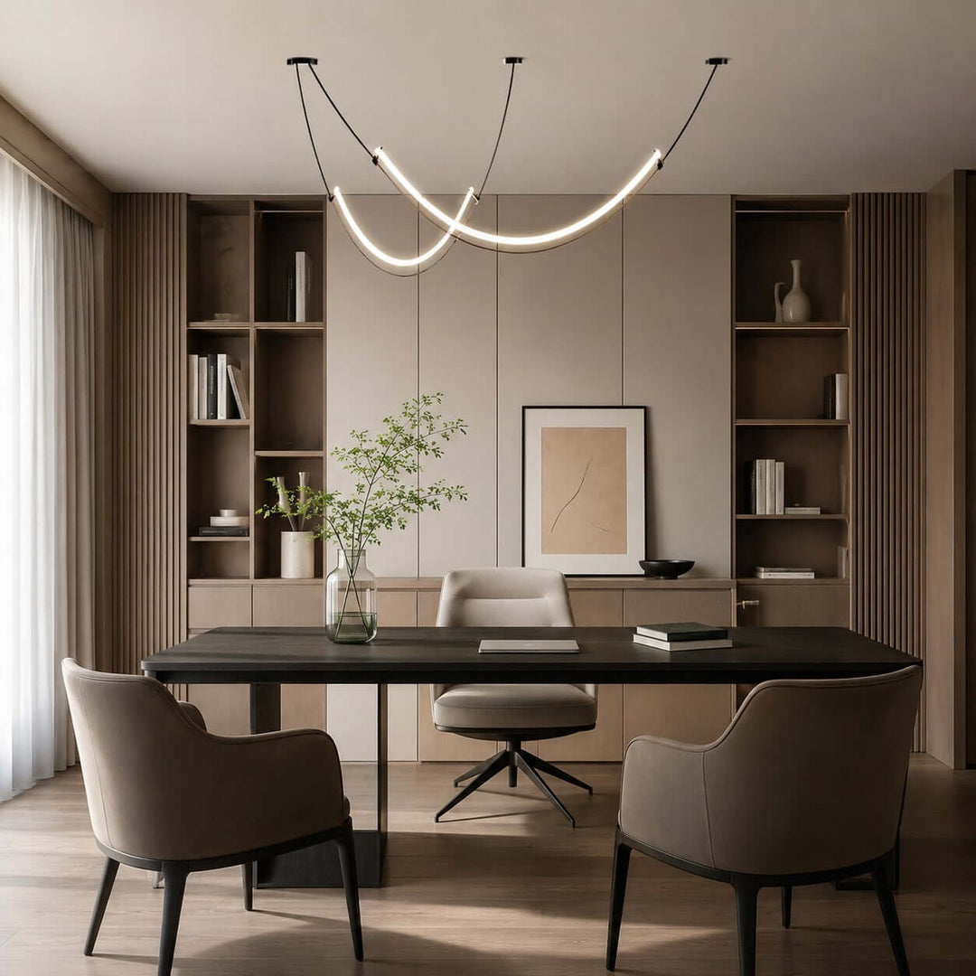 Alvera Linear Chandelier - Contemporary Acrylic Art Decor Light | Vinlighting