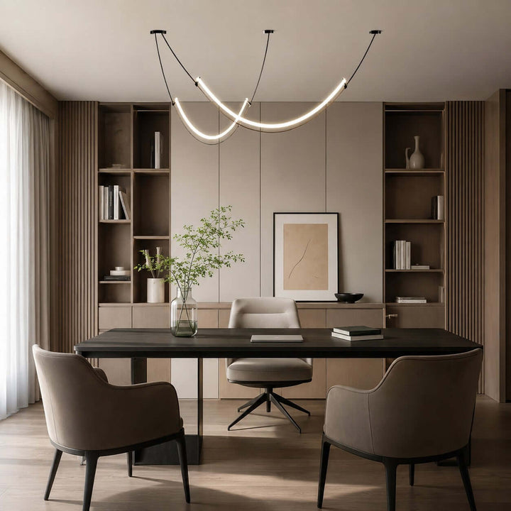 Alvera Linear Chandelier - Contemporary Acrylic Art Decor Light | Vinlighting