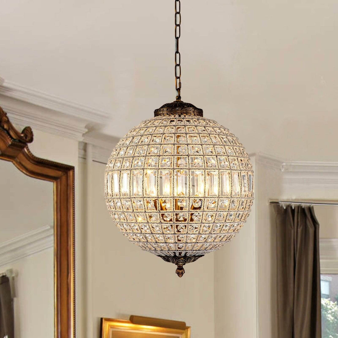 Amora Chandelier – Contemporary Crystal Chandelier for Living Room