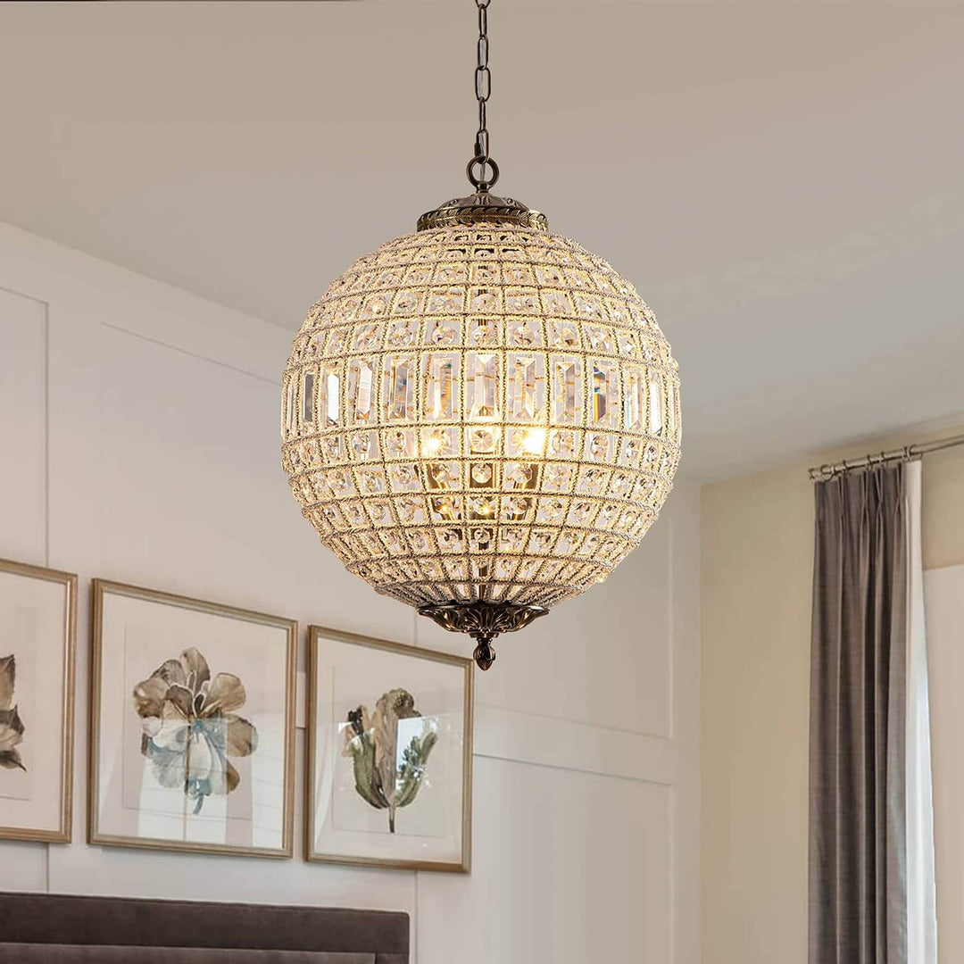 Amora Chandelier – Contemporary Crystal Chandelier for Living Room