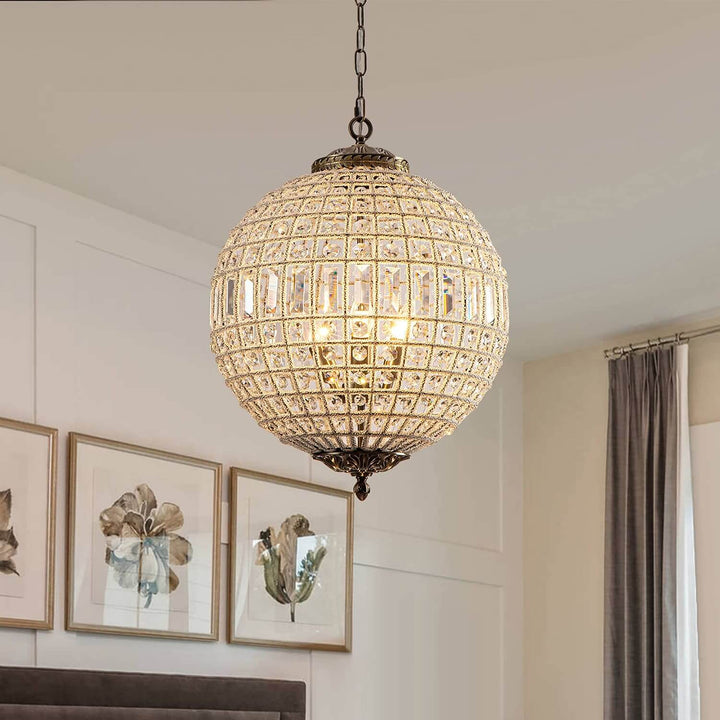 Amora Chandelier – Contemporary Crystal Chandelier for Living Room