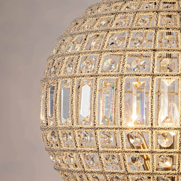 Amora Chandelier – Contemporary Crystal Chandelier for Living Room