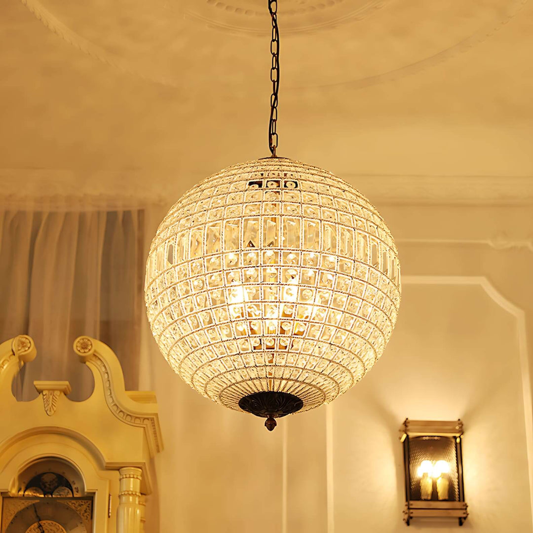 Amora Chandelier – Contemporary Crystal Chandelier for Living Room