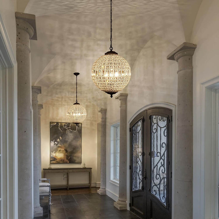 Amora Chandelier – Contemporary Crystal Chandelier for Living Room