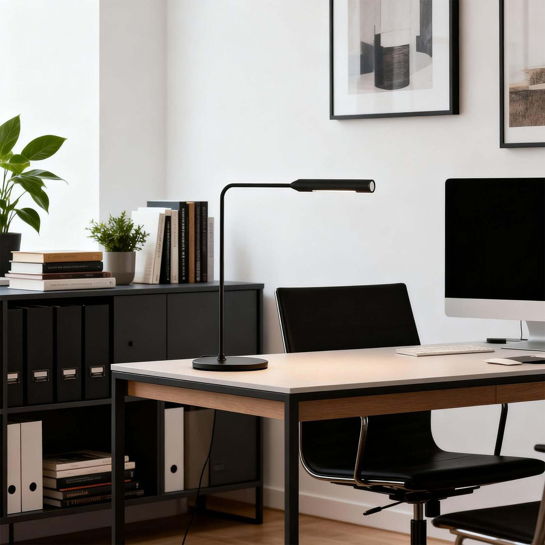 Aqiro Table Lamp – Modern Minimalist LED Wrought Iron Lamp