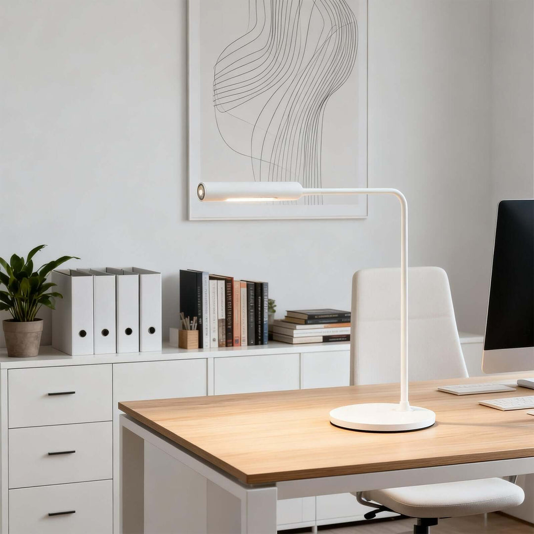 Aqiro Table Lamp – Modern Minimalist LED Wrought Iron Lamp