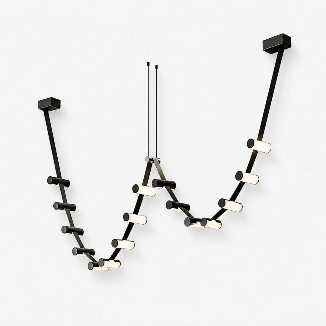 Arclane Chandelier - Modern Leather Art Light for Dining Rooms | Vinlighting