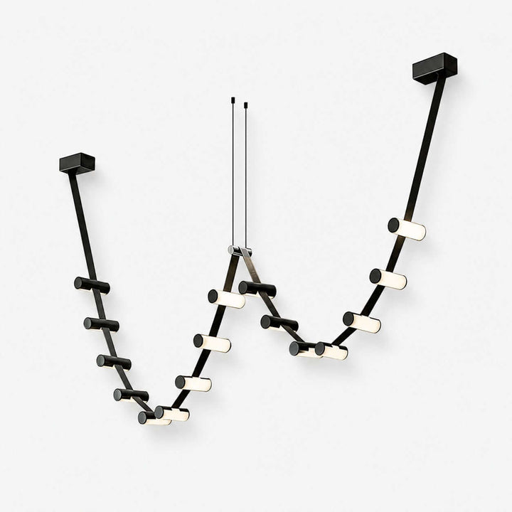 Arclane Chandelier - Modern Leather Art Light for Dining Rooms | Vinlighting