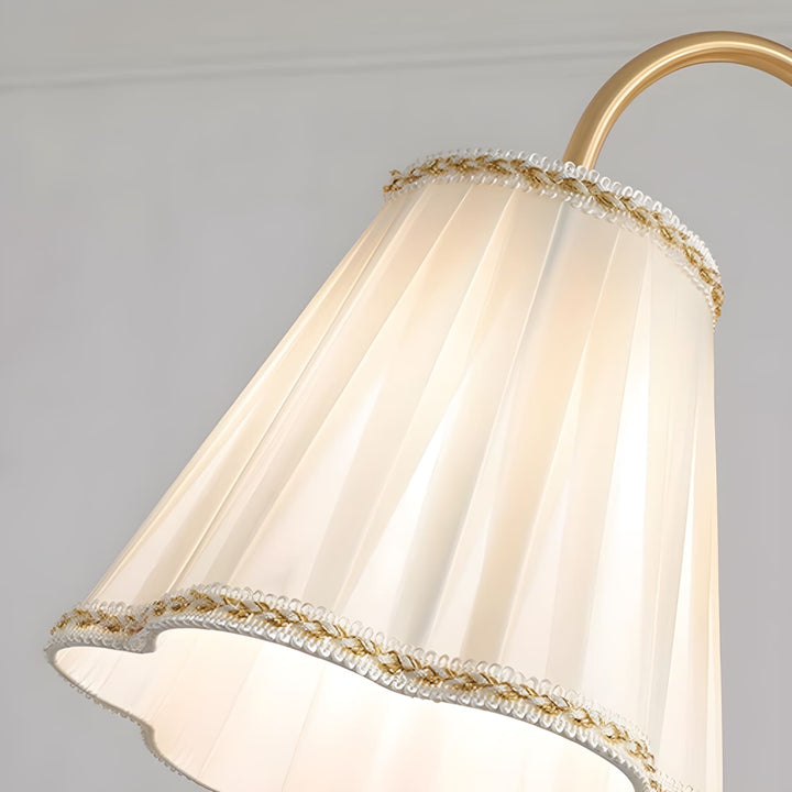Ardelyn Chandelier – Contemporary Fabric and Wood Bedroom Light
