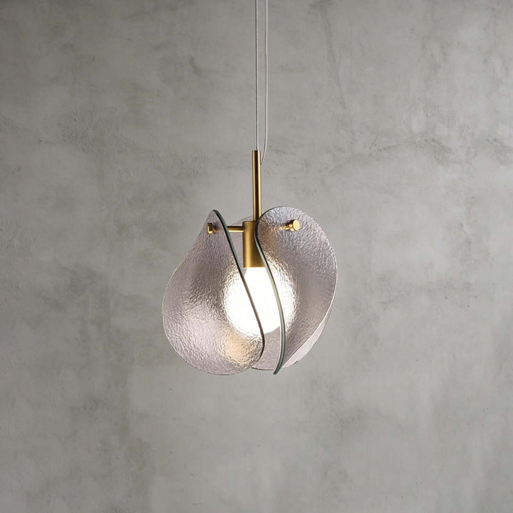 Small Smoked Glass Pendant Light for Kitchen Island Use