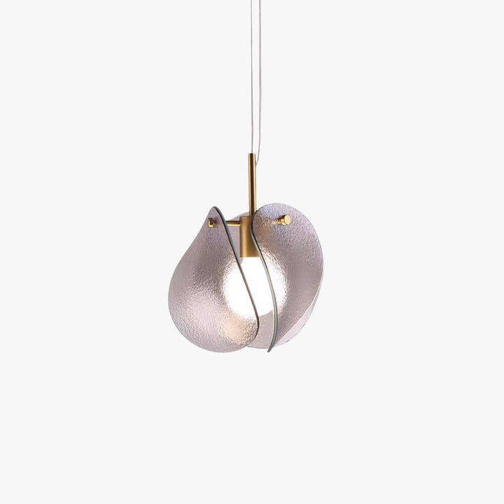 Small Smoked Glass Pendant Light for Kitchen Island Use