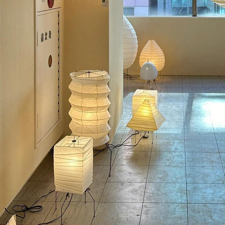 Art Deco Lamp: Washi Paper UF2-31N for Living Rooms | Vinlighting | Vinlighting