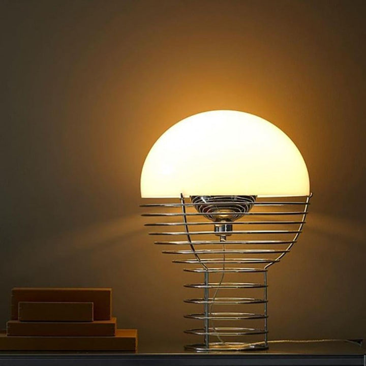 Art Deco Wire Table Lamp - Modern Bedroom Light | Vinlighting | Vinlighting