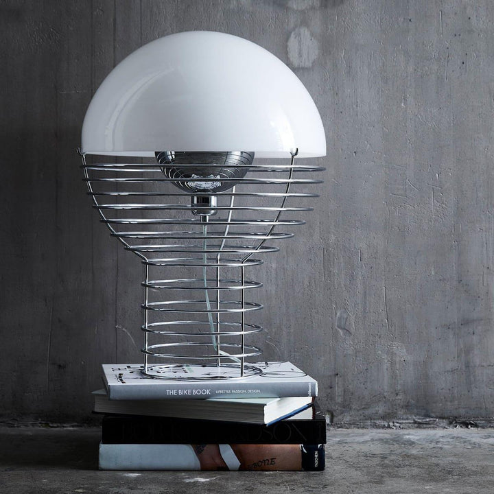 Art Deco Wire Table Lamp - Modern Bedroom Light | Vinlighting | Vinlighting