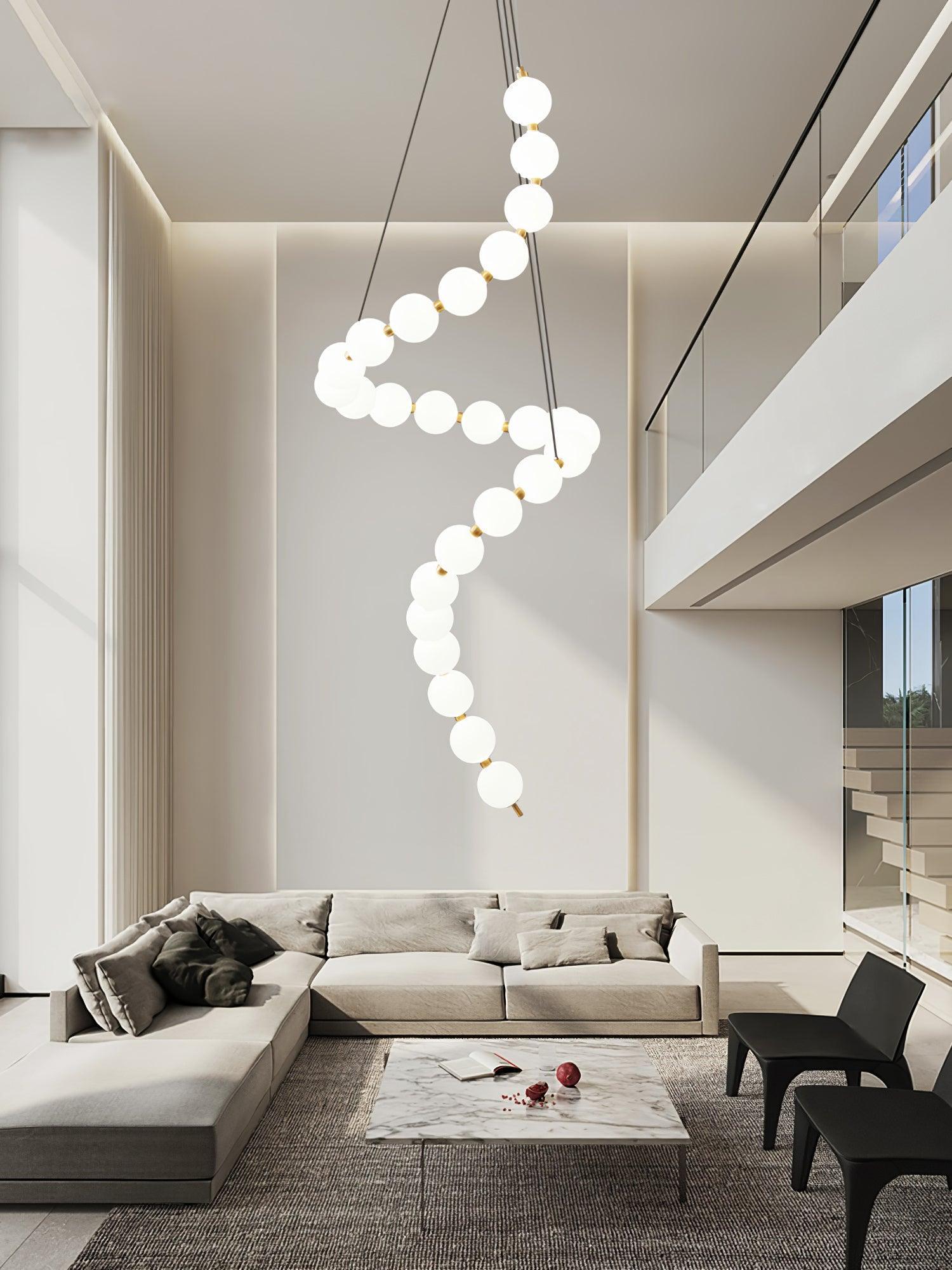 Art Pearl Necklace Chandelier - Vinlighting