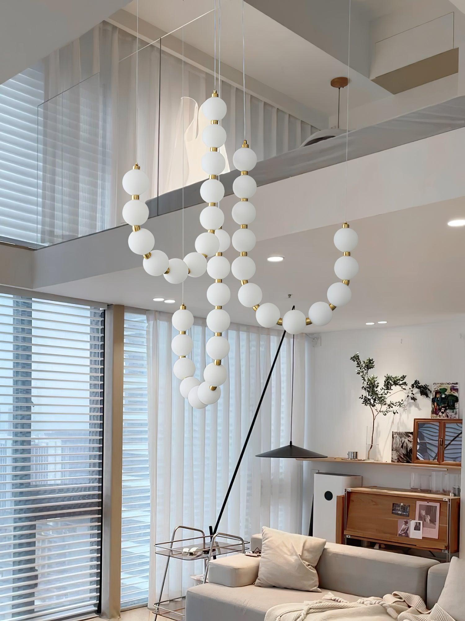 Art Pearl Necklace Chandelier - Vinlighting