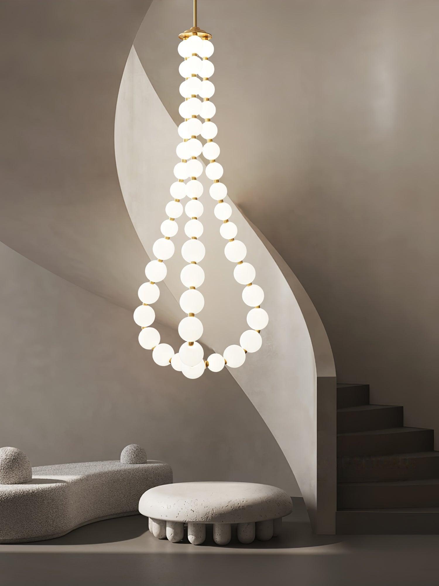 Art Pearl Necklace Chandelier - Vinlighting