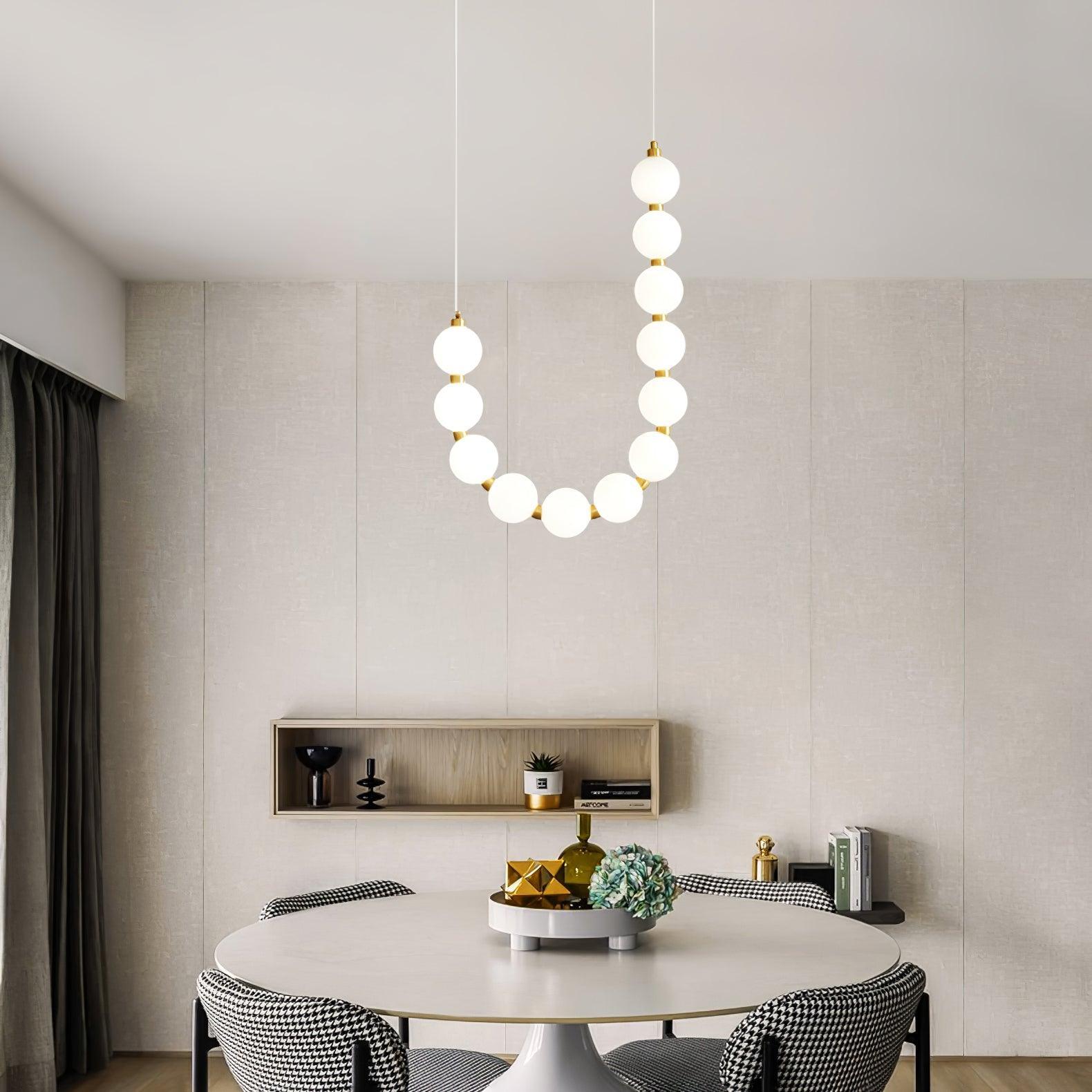 Art Pearl Necklace Chandelier - Vinlighting