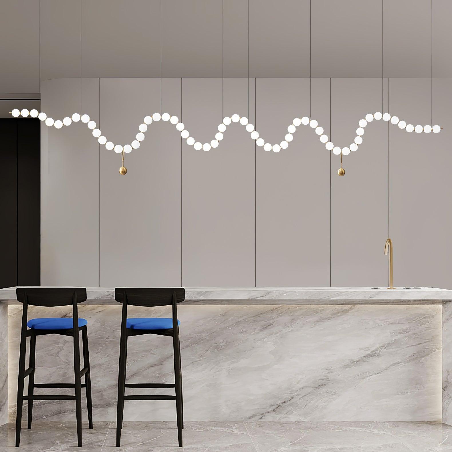 Art Pearl Necklace Chandelier - Vinlighting