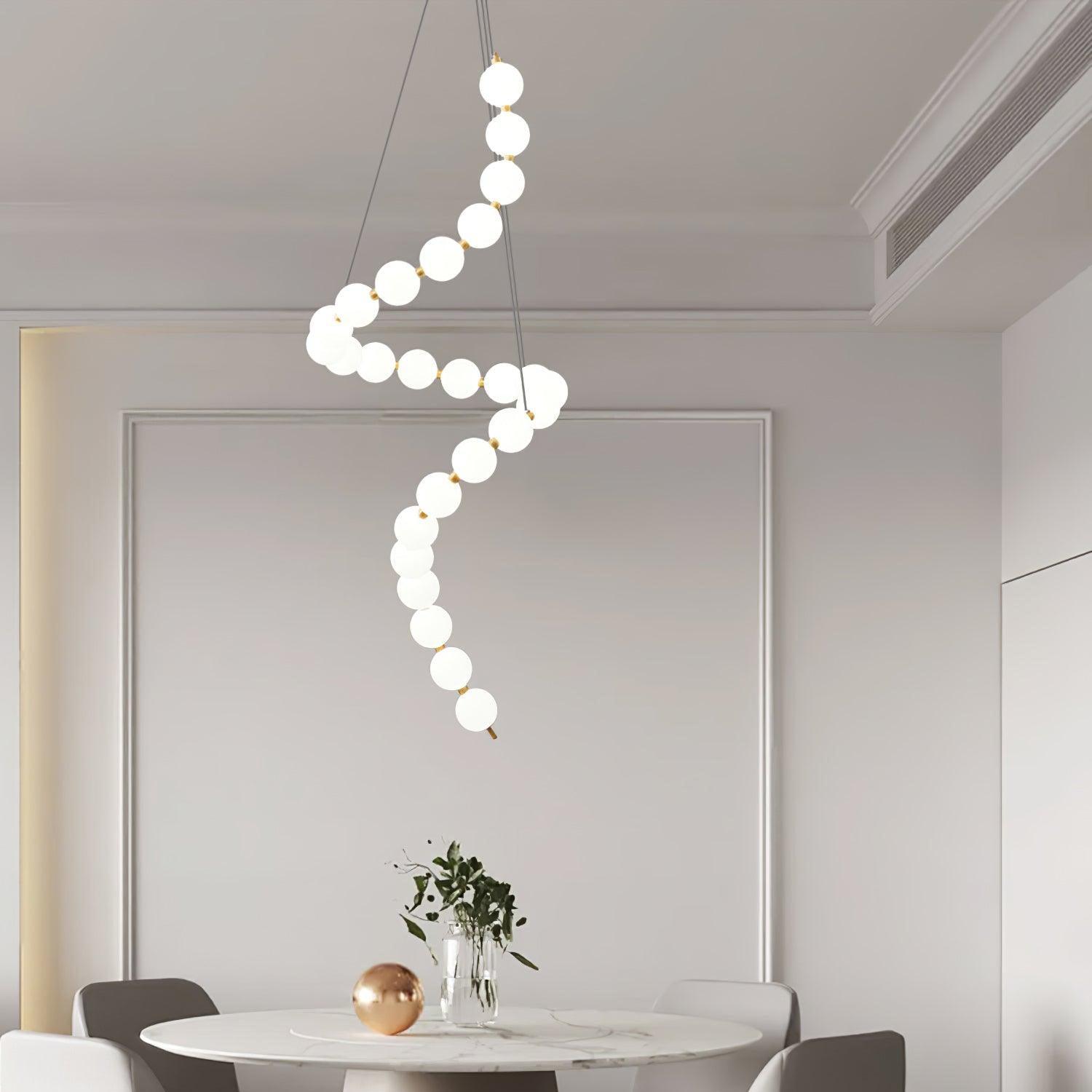 Art Pearl Necklace Chandelier - Vinlighting