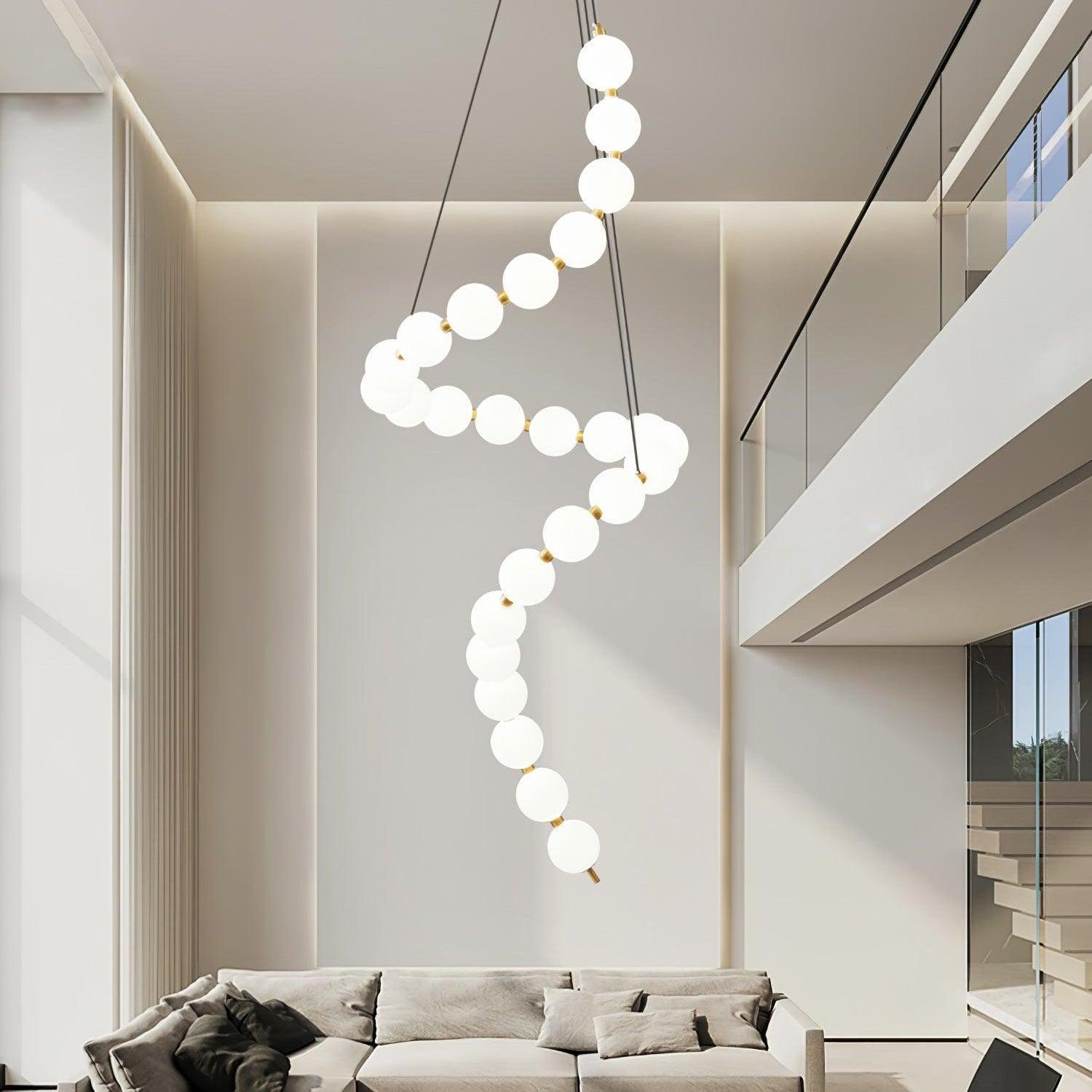 Art Pearl Necklace Chandelier - Vinlighting