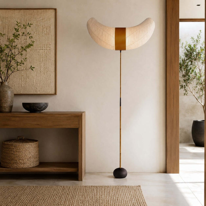 Japanese Wabi Sabi Floor Lamp for Living Room and Bedroom
