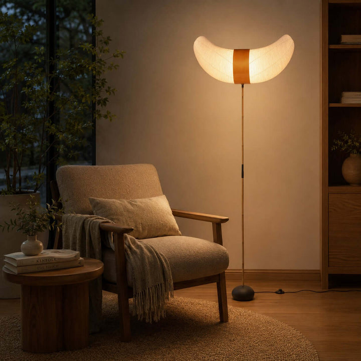 Japanese Wabi Sabi Floor Lamp for Living Room and Bedroom
