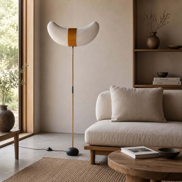 Japanese Wabi Sabi Floor Lamp for Living Room and Bedroom