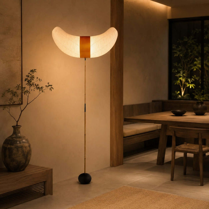 Japanese Wabi Sabi Floor Lamp for Living Room and Bedroom