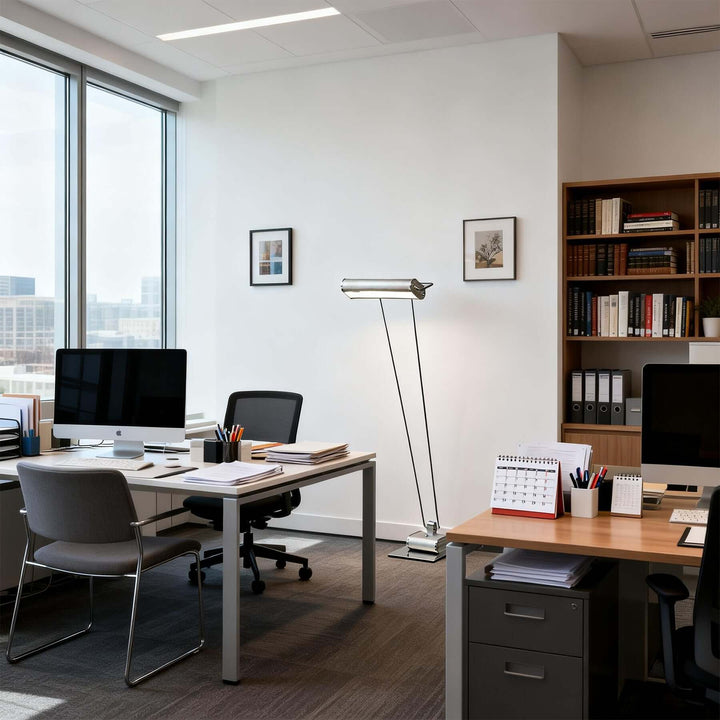 Arveka Floor Lamp – Scandi Contemporary Office Lamp