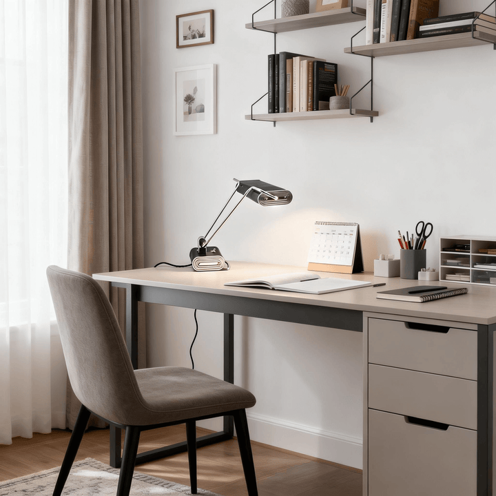 Arveka Table Lamp – Bauhaus Industrial Office Desk Lamp