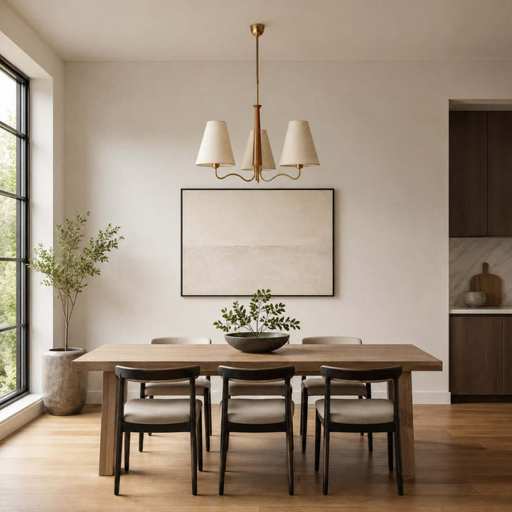 Arvella Chandelier - Vintage Parchment Lighting for Dining & Living | Vinlighting