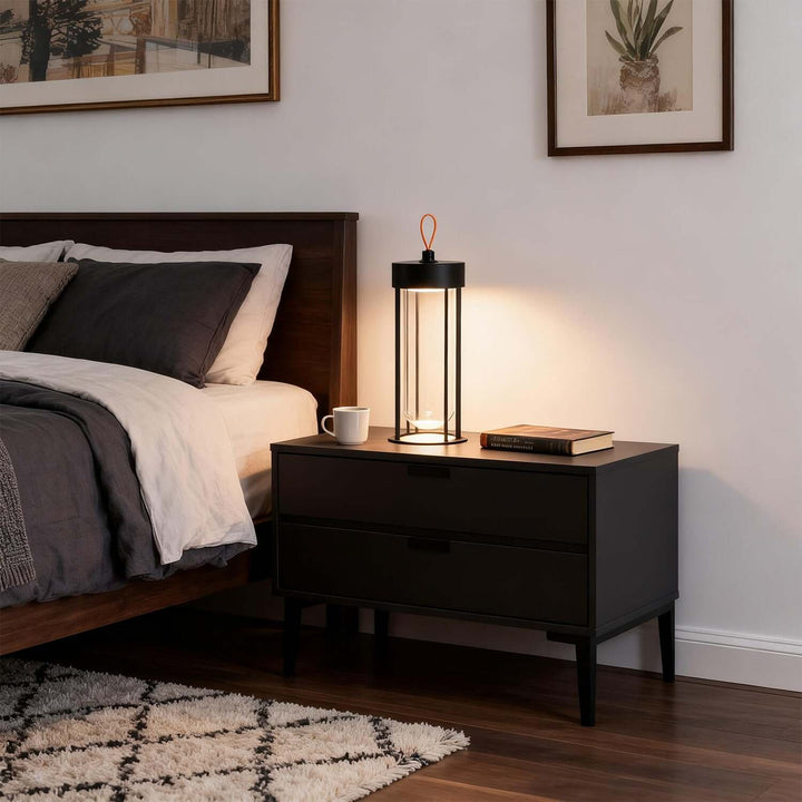 Arvika Table Lamp – Minimalist LED Lantern for Indoor & Outdoor