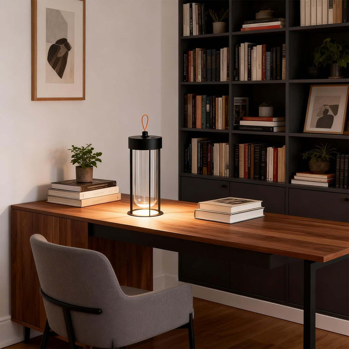 Arvika Table Lamp – Minimalist LED Lantern for Indoor & Outdoor