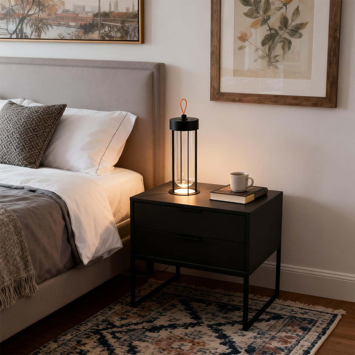 Arvika Table Lamp – Minimalist LED Lantern for Indoor & Outdoor