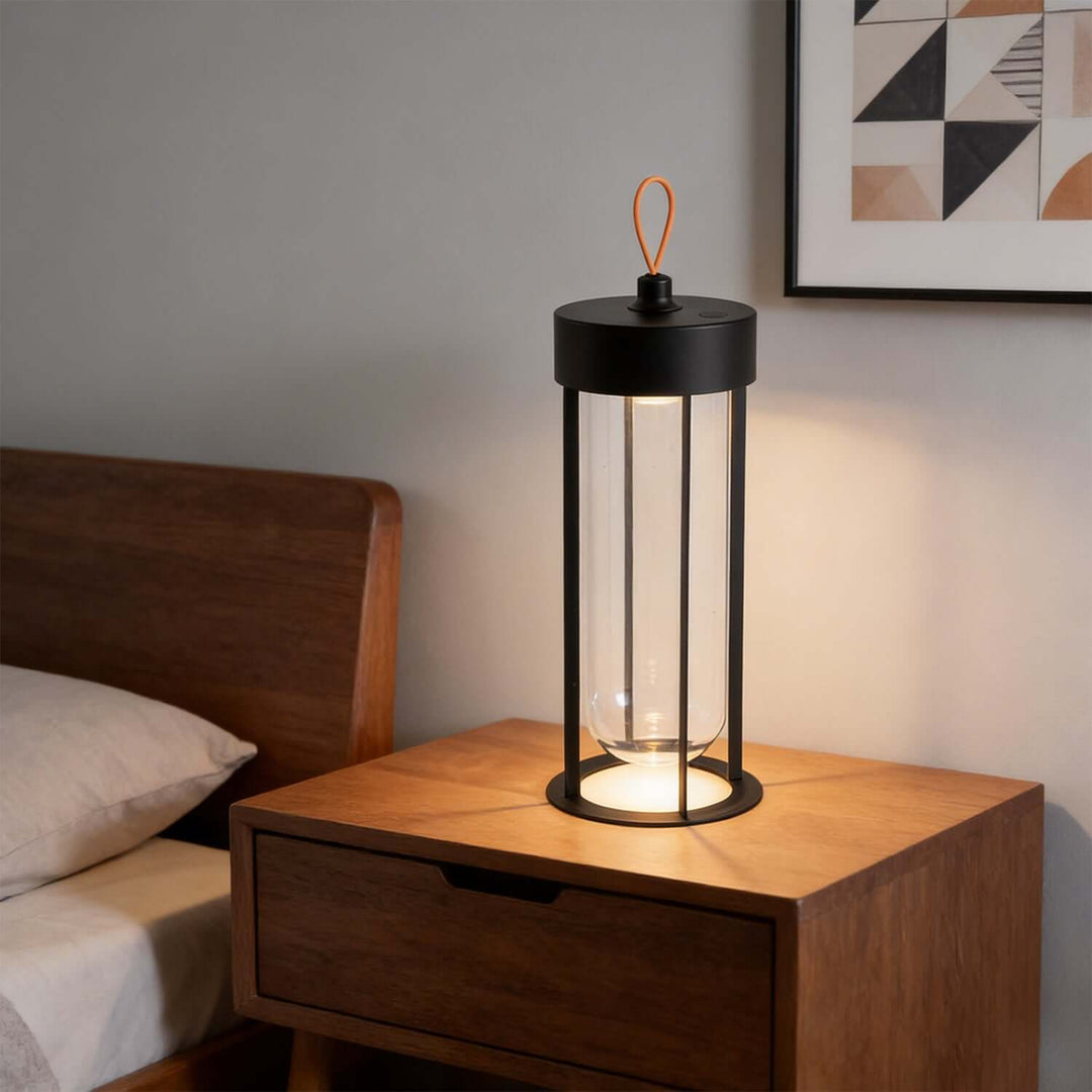 Arvika Table Lamp – Minimalist LED Lantern for Indoor & Outdoor