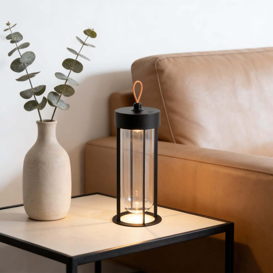Arvika Table Lamp – Minimalist LED Lantern for Indoor & Outdoor
