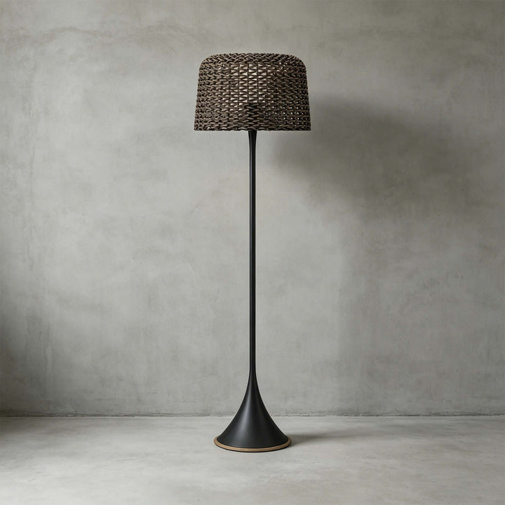 Arvilo Outdoor Lamp - Creative Rattan Solar Floor Lamp