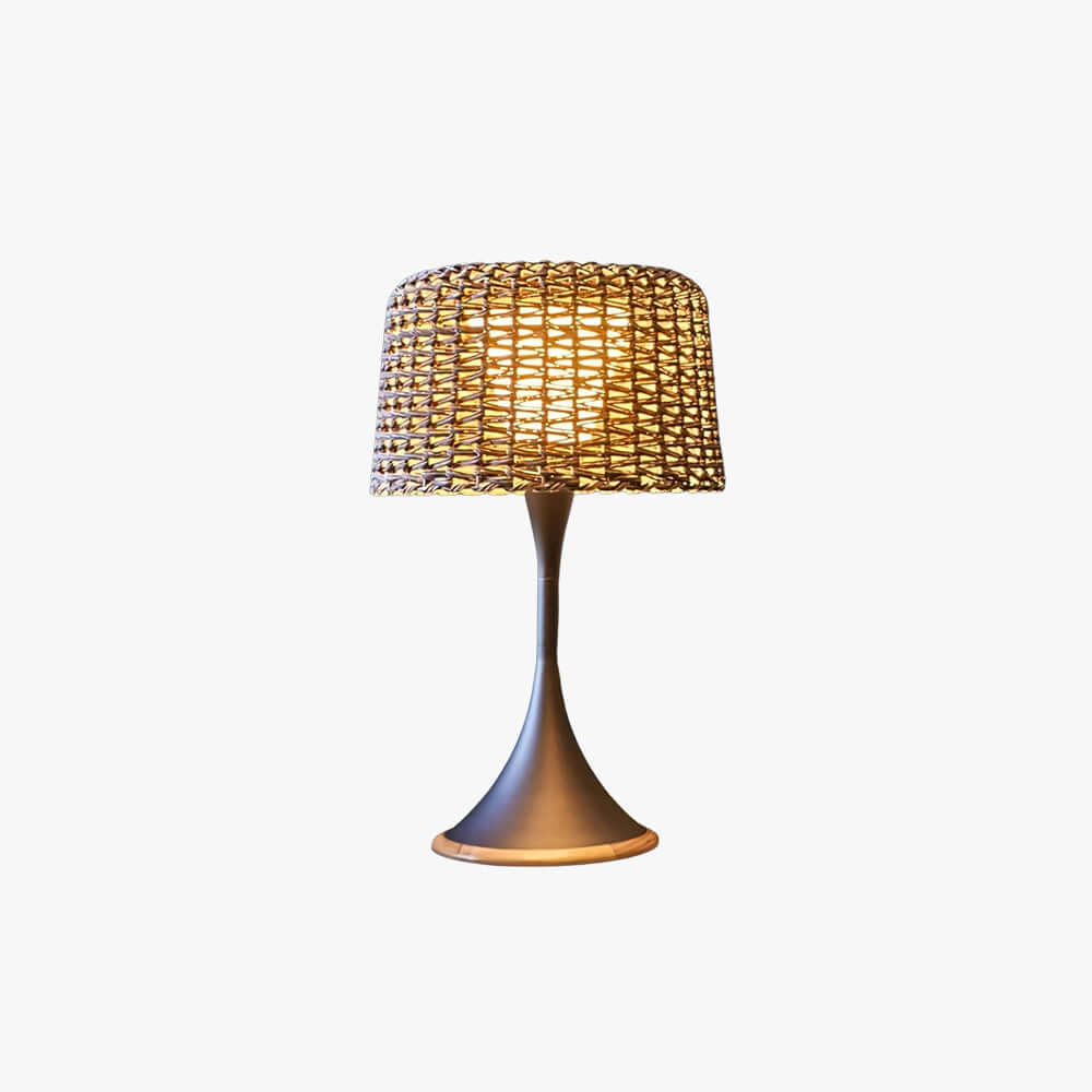 Arvilo Outdoor Lamp - Creative Rattan Solar Floor Lamp