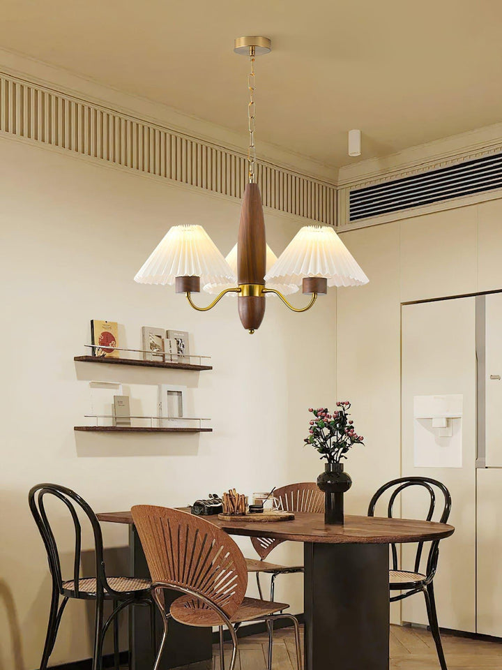 Asquith Chandelier | Vintage Mid-Century Wood Design | Vinlighting | Vinlighting | Vinlighting