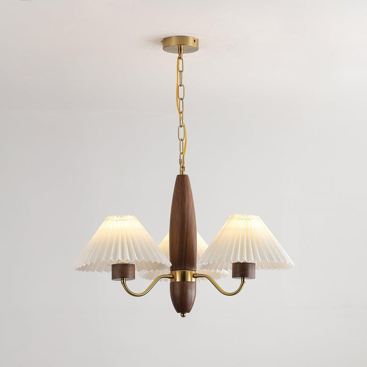 Asquith Chandelier | Vintage Mid-Century Wood Design | Vinlighting | Vinlighting | Vinlighting