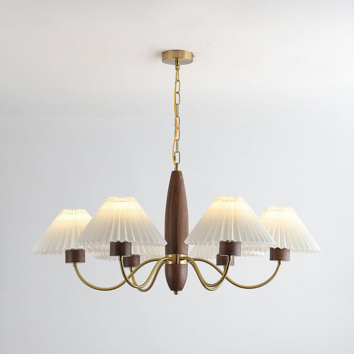 Asquith Chandelier | Vintage Mid-Century Wood Design | Vinlighting | Vinlighting | Vinlighting