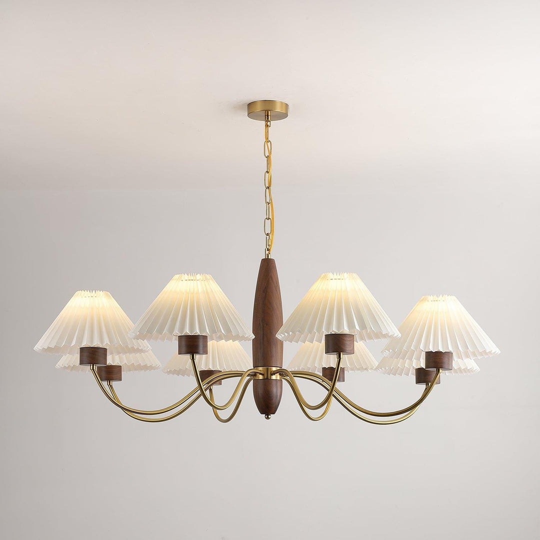 Asquith Chandelier | Vintage Mid-Century Wood Design | Vinlighting | Vinlighting | Vinlighting