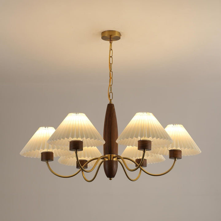 Asquith Chandelier | Vintage Mid-Century Wood Design | Vinlighting | Vinlighting | Vinlighting